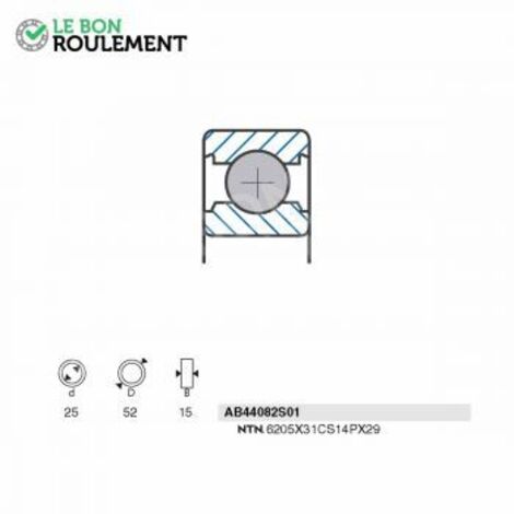 Roulement à billes AB44082S01-SNR