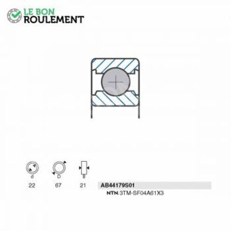 Roulement à billes AB44179S01-SNR