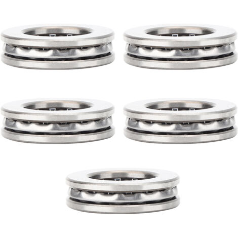 Roulement à Billes de Poussée Axial 51105, 5 Pièces, Haute Précision, Faible Bruit, pour Applications Industrielles de Pression