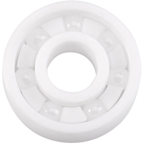 Roulement à billes miniature en céramique 608 pour toupie à doigt ZrO2 8 x 22 x 7 mm Blanc