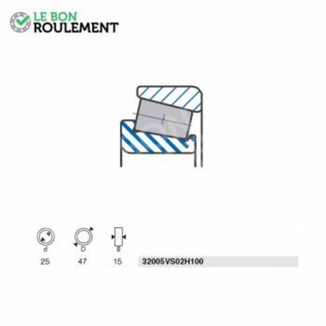 Roulement à rouleaux 32005VS02H100-SNR