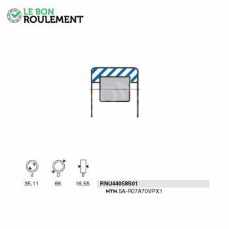 Roulement à rouleaux RNU44058S01-SNR