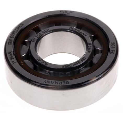 Roulement à rouleaux SKF, réf NU204ECP, diam int 20mm, diam ext 47mm ( Prix pour 1 )