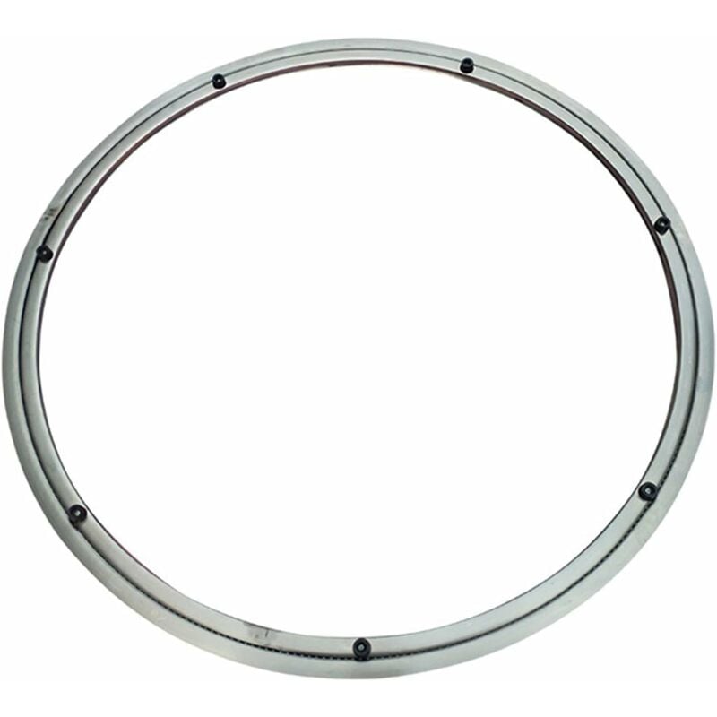 Roulement à billes rotatif silencieux, base en métal pivotante, roulement de plateau tournant pour table à manger, pour usage intensif (ø50 cm/20