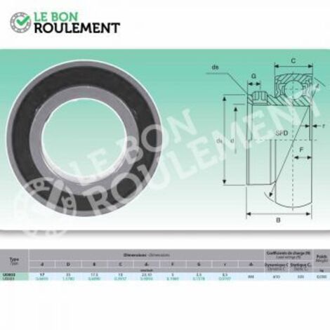 Roulement de palier U003
