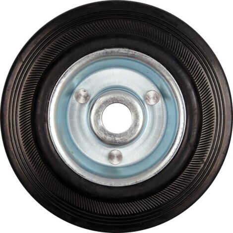 Roulement de roue avec caoutchouc noir 160 mm / 87455 / VOREL