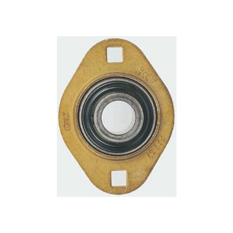 Roulement SKF, diam int 12mm, 2 trous de fixations en Acier Pressé ( Prix pour 1 )