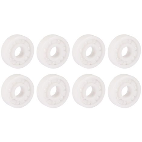 Roulements à billes céramiques miniatures ZrO2 8x22x7mm (lot de 8)