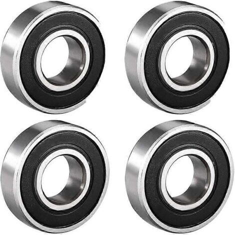 roulements à billes étanches doubles 6001-2RS 12 mm x 28 mm x 8 mm en acier au carbone Z1 DE