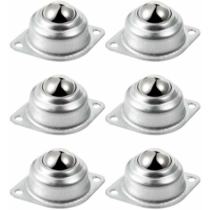 ZVD - Roulements de Transfert à Billes Universels - 25,4 mm - Lot de 6