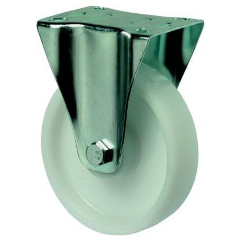 Roulette 100mm Cadre verz Poly LG. R