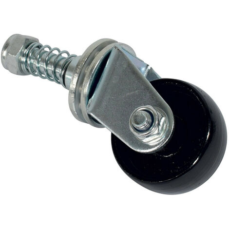 Autobest – Roulette arrière 61mm – Charge maximale 150kg – Fixation tige 55mm – Pour chariots et meubles – Maniabilité fluide