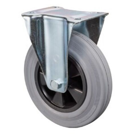 Roulette Caoutchouc - 125mm