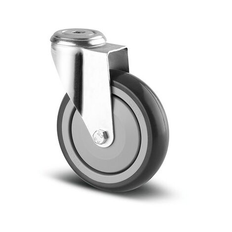 Roulette de manutention 1670 PJP - pivotante - 70 kg - 100 x 32 mm - TENTE