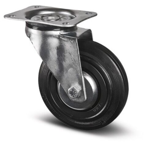 Roulette de manutention 3370 PVH - pivotante -100 kg - 125 x 37 mm - TENTE