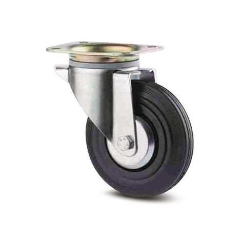 Roulette de manutention 3370 PVJ - pivotante - 135 kg - 160 x 40 mm - TENTE