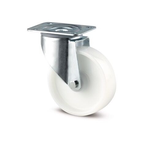 Roulette de manutention 3470 UOR - pivotante - 200 kg - 80 x 30 mm - TENTE