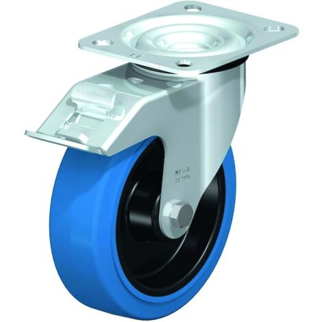 Roulette de manutention LE-POEV-FI SB - pivotante à frein - 150 kg - 125 x 40 mm - BLICKLE
