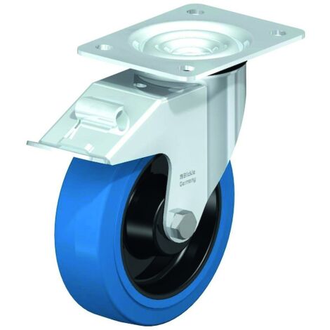 Roulette de manutention LE-POEV-FI SB - pivotante à frein - 300 kg - 160 x 50 mm - BLICKLE