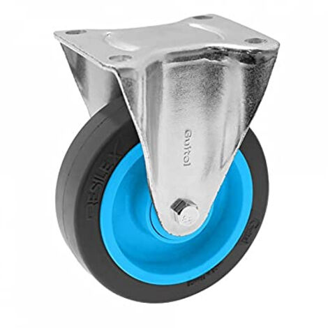Roulette De Manutention Resilex A Platine Fixe D125 250Kg Guitel