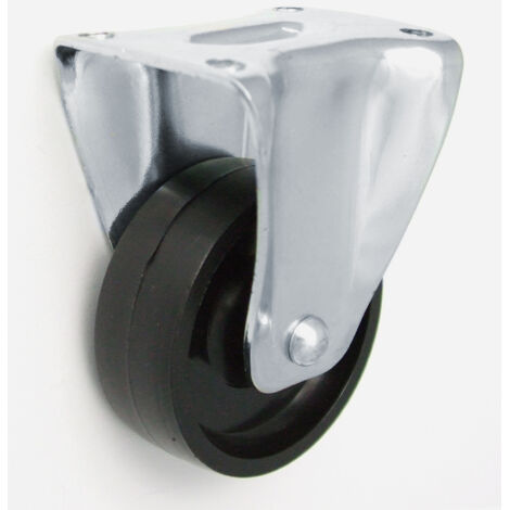 Roulette de meuble en plastique 50 mm, boîtier fixe M53B - KL050 STA