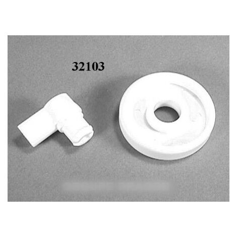 Roulette de panier pour Lave-vaisselle Whirlpool 481952878105
