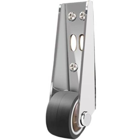 Roulette de portail, roue de support porte retombante en caoutchouc thermoplastique, petite roulette directionnelle avec vis pour portail jardin en bois, clôture jardin