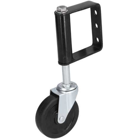 Roulette de porte à ressort de 4 pouces, accessoire pour roulettes de porte robustes, roulette pour porte, 100 x 25 mm, adaptée à un usage domestique et industriel