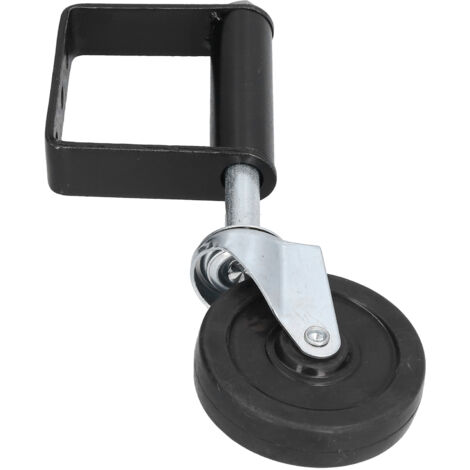 Roulette de porte industrielle robuste 100x25mm avec ressort renforcé