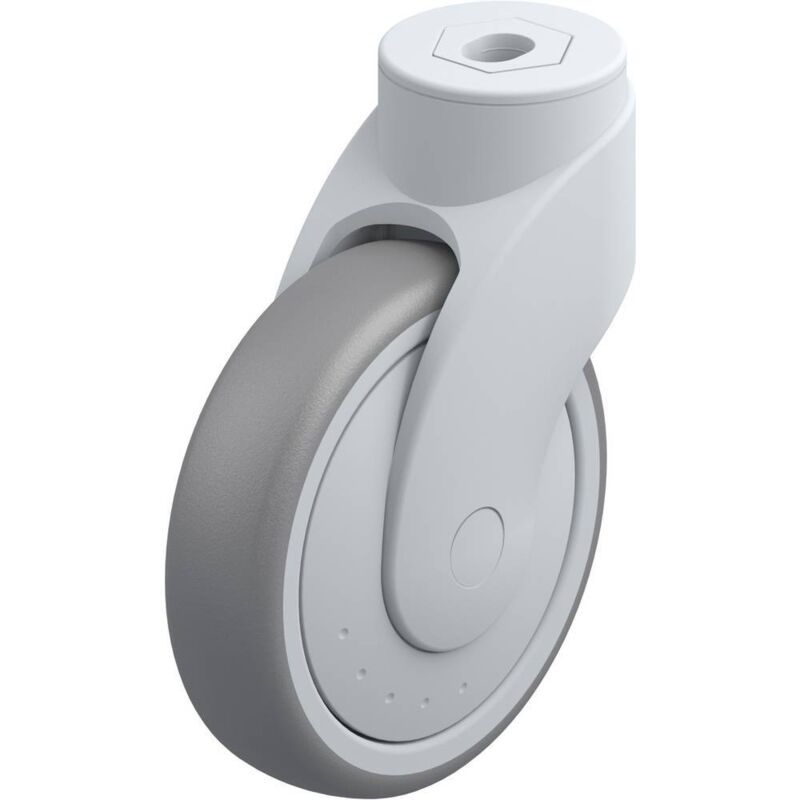 Roulette design en plastique wave 125 mm