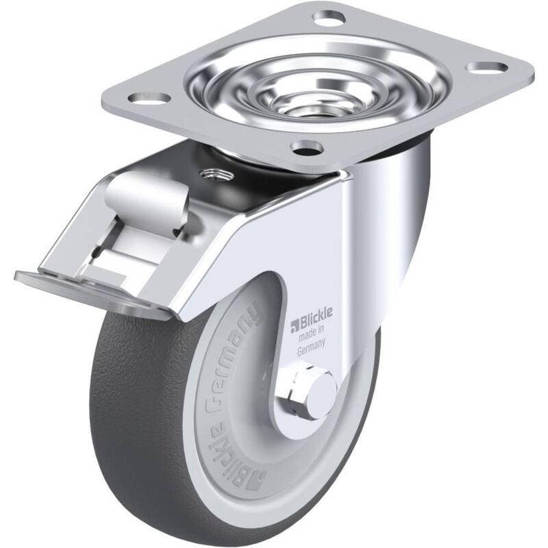 Blickle - Roulette diamètre 100 mm en polyuréthane avec frein