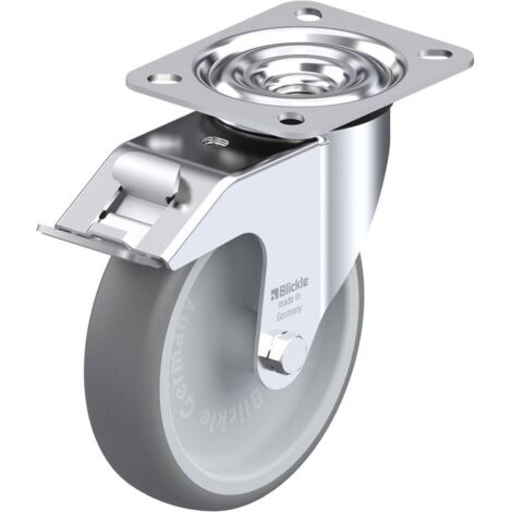 ROULETTE, DIAMÈTRE 125 MM AVEC DISPOSITIF AUTOBLOQUANT BLICKLE 605592