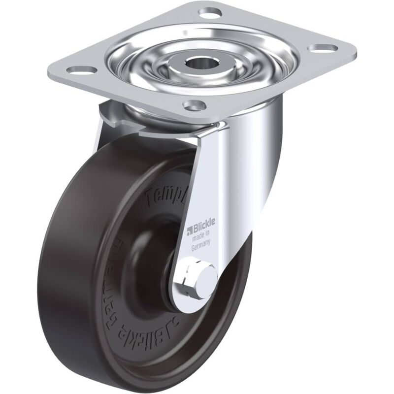 Blickle - Roulette directionnelle ø 100 mm, résistante à la chaleur li-phn 100G