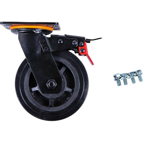 Roulette directionnelle pour servante d’atelier P45, avec vis