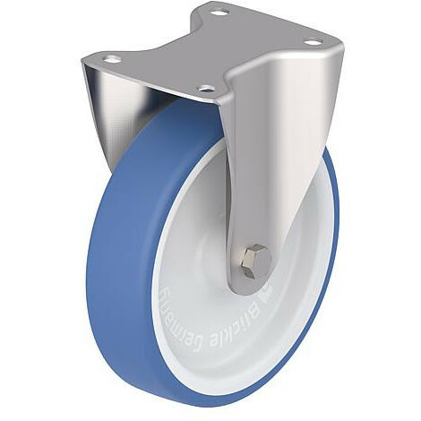 Roulette fixe BLICKLE inox BX-POTHS 100G diam.-roue 100mm