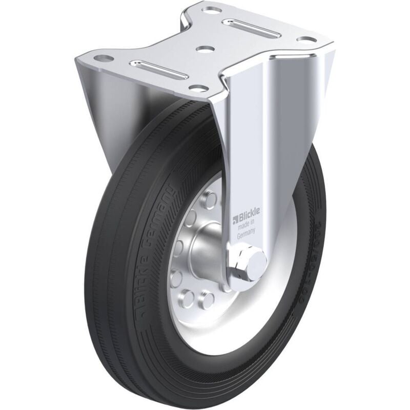 Roulette fixe caoutchouc diamètre 200mm Blickle B-VE 200R