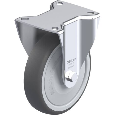 Roulette fixe diamètre 125 mm en polyuréthane C60039
