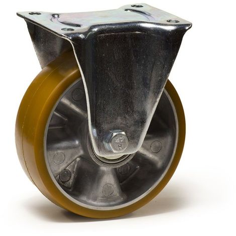 Roulette fixe diamètre 125 mm polyuréthane FORTHANE® - 250Kg