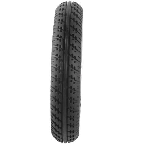 Roulette gonflable en caoutchouc pour fauteuil roulant avant électrique, roue solide de 10 pouces, roulement 6001 de 12mm