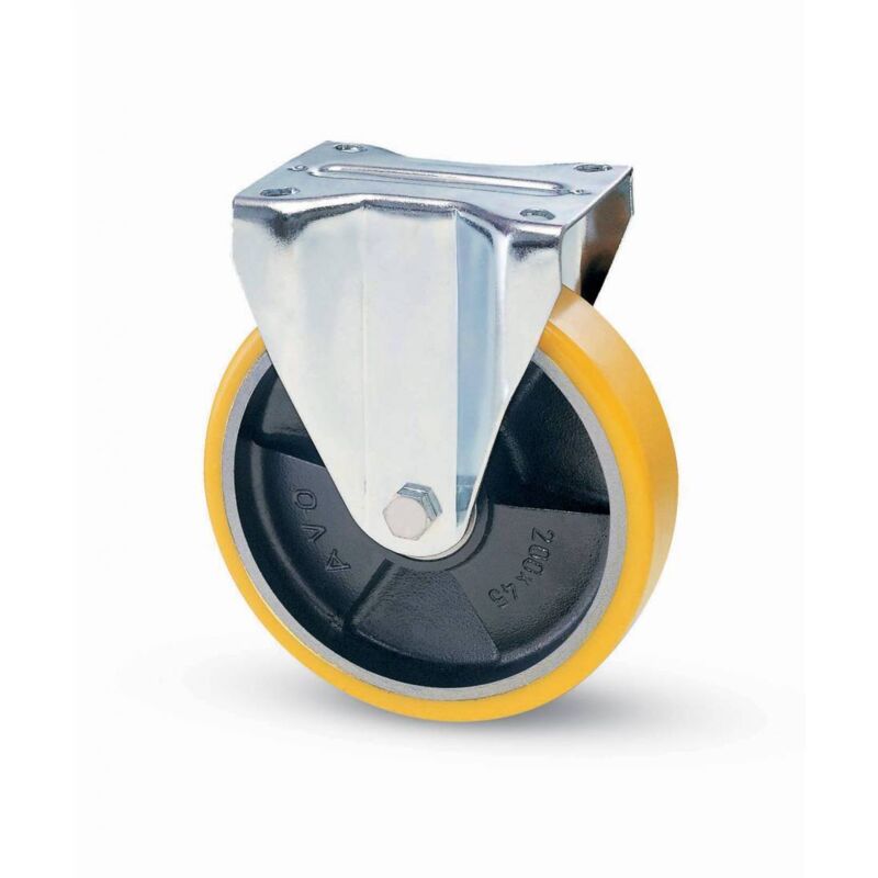 Salone - Roue en ultr. art.22/a d.125x25 plaque fixe