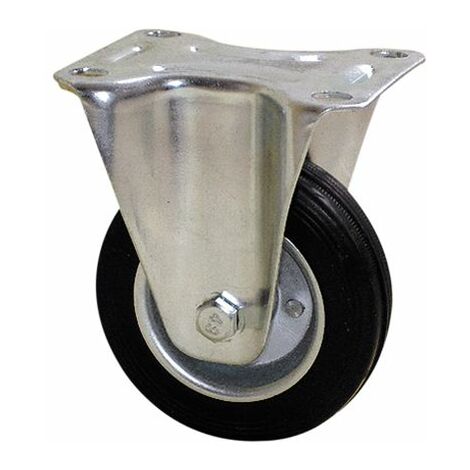 Roulette industrielle Fixe Guitel Hervieu, Acier galvanisé, Ø 125mm, 125kg ( Prix pour 1 )