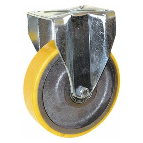 Roulette industrielle Fixe Guitel Hervieu, Acier galvanisé, Ø 150mm, 700kg ( Prix pour 1 )