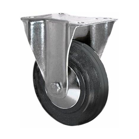 Roulette industrielle Fixe Guitel Hervieu, Acier galvanisé, Ø 160mm, 175kg ( Prix pour 1 )