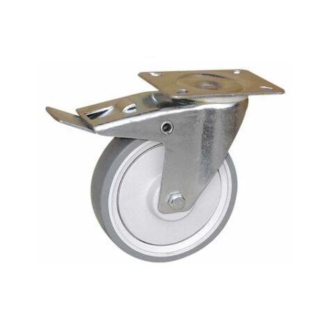 Roulette industrielle Guitel Hervieu, Acier galvanisé, Ø 100mm, 150daN ( Prix pour 1 )
