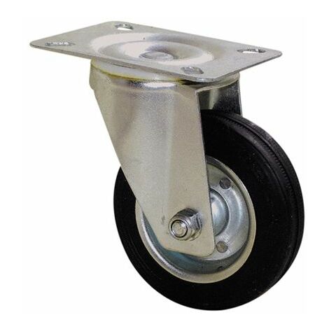 Roulette industrielle Pivotante Guitel Hervieu, Acier galvanisé, Ø 100mm, 100kg ( Prix pour 1 )