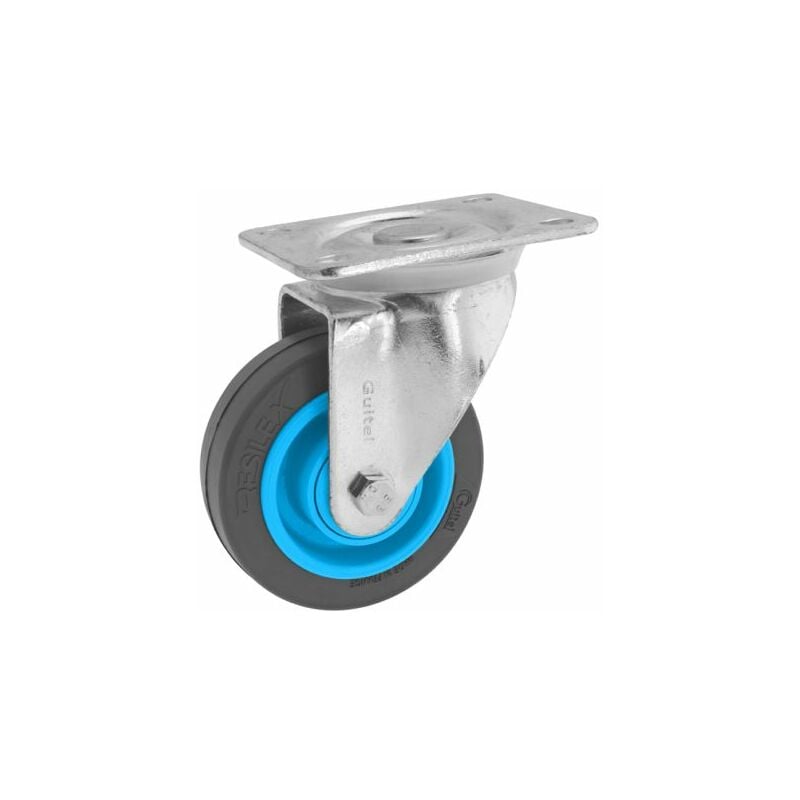 Guitel Hervieu - Roulette industrielle Pivotante Acier galvanisé, ø 100mm, 200kg ( Prix pour 1 )