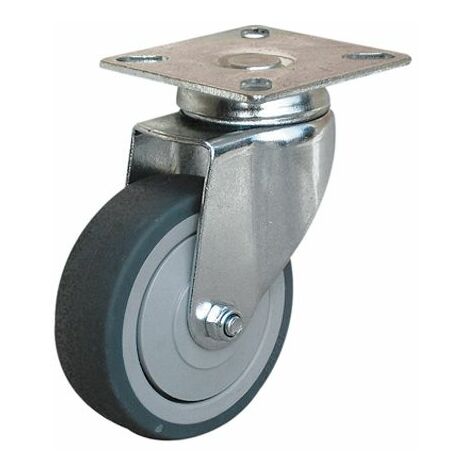 Roulette industrielle Pivotante Guitel Hervieu, Acier galvanisé, Ø 100mm, 60kg ( Prix pour 1 )