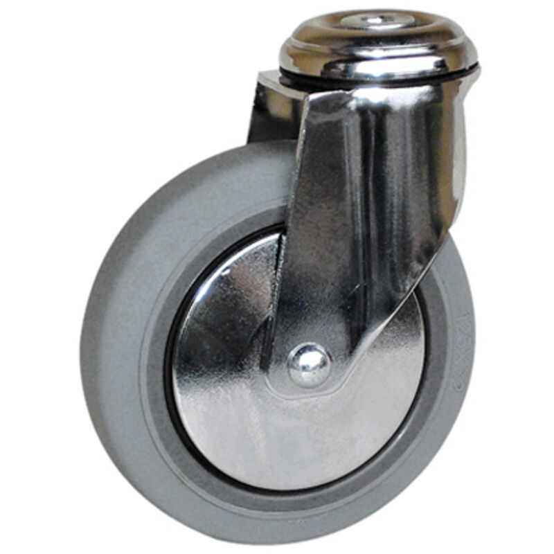 Guitel Hervieu - Roulette industrielle Pivotante Acier galvanisé, ø 100mm, 80kg ( Prix pour 1 )