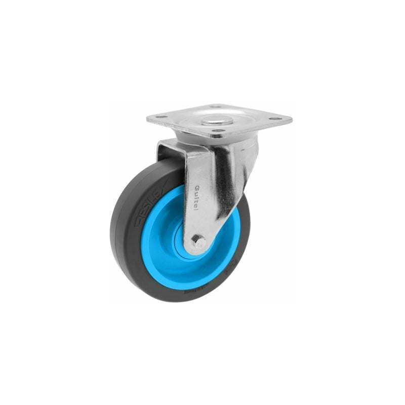 Guitel Hervieu - Roulette industrielle Pivotante Acier galvanisé, ø 125mm, 250kg ( Prix pour 1 )