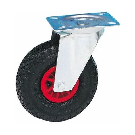 Roulette industrielle Pivotante Guitel Hervieu, Acier galvanisé, Ø 200mm, 70kg ( Prix pour 1 )